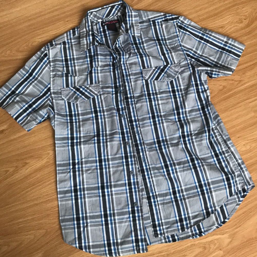 Hawke men button down short sleeves shirt- M